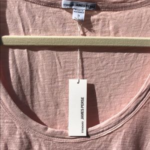 James Perse pink t-shirt size 3. NWT
